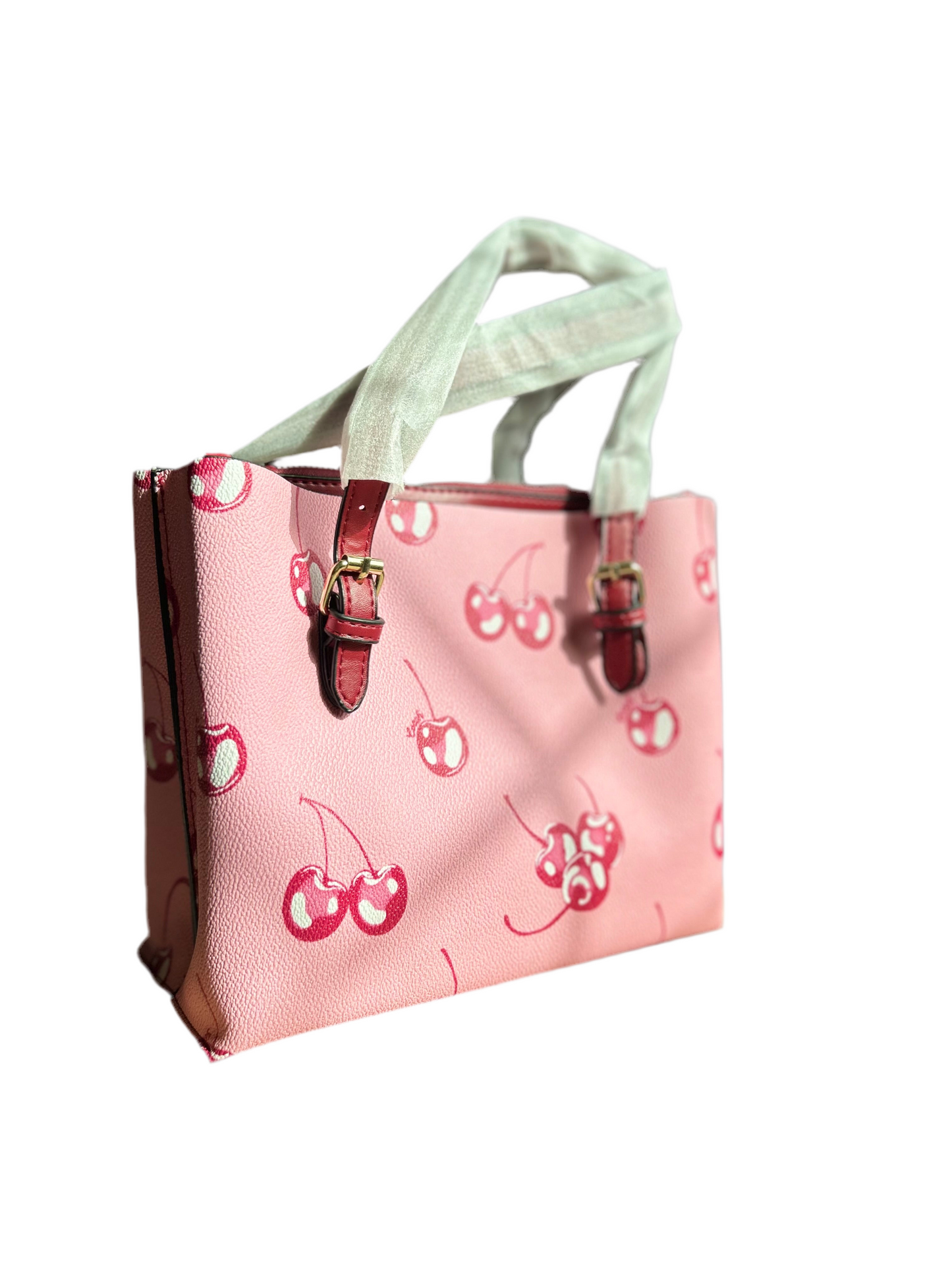 COACH Mollie Tote Cherry Pink New